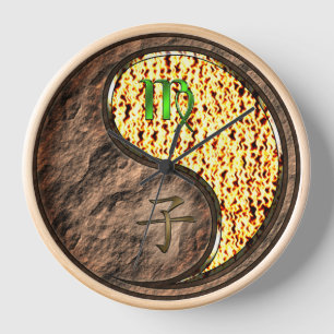 Virgo & Fire Rat Clock