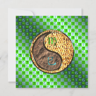 Virgo & Fire Snake Card