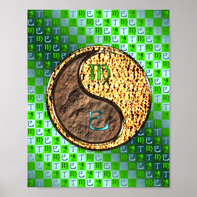 Virgo & Fire Snake Poster (Front)