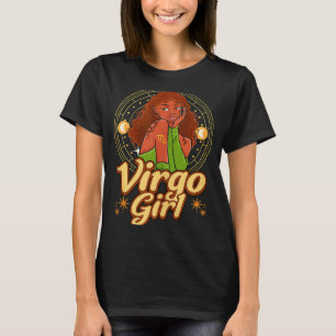 Virgo Girl Astrology Astrologer Zodiac Sign Horosc T-Shirt