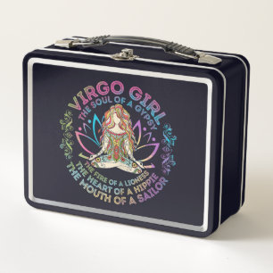 Virgo Girl- Soul of a Gypsy Metal Lunch Box