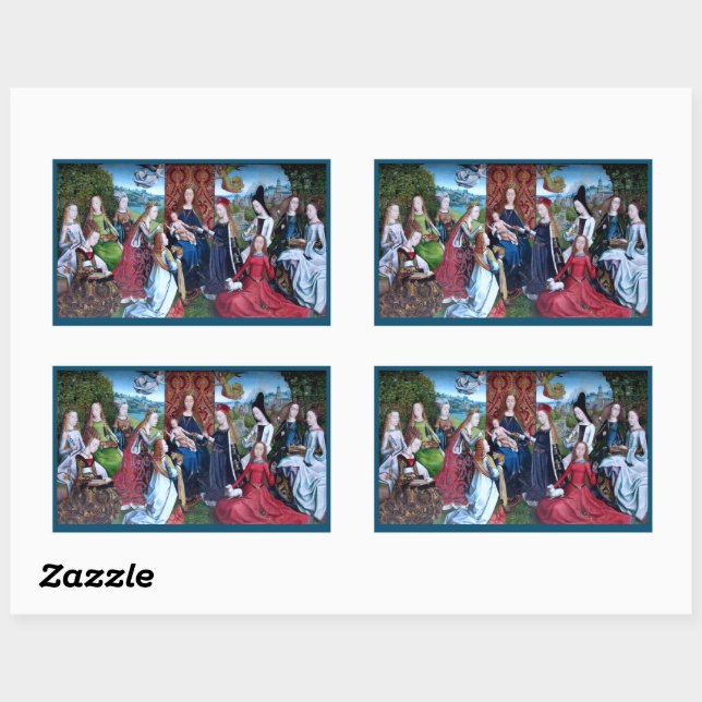 Virgo inter Virgines (M 070) Rectangular Sticker (Sheet)