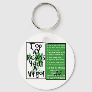 Virgo Key Ring