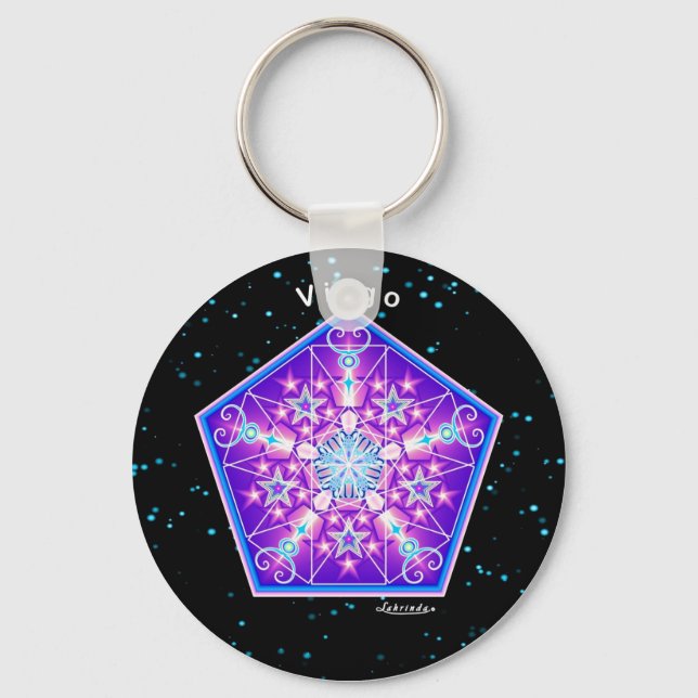 Virgo Key Ring (Front)