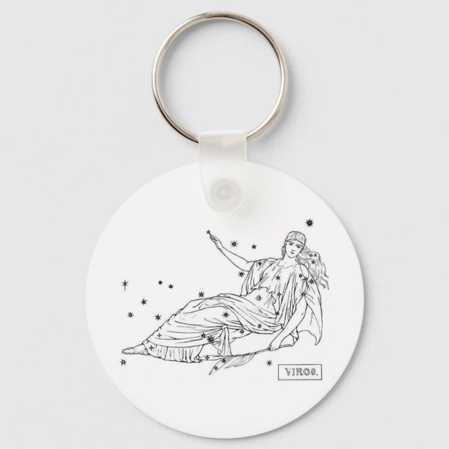 Virgo Key Ring (Front)