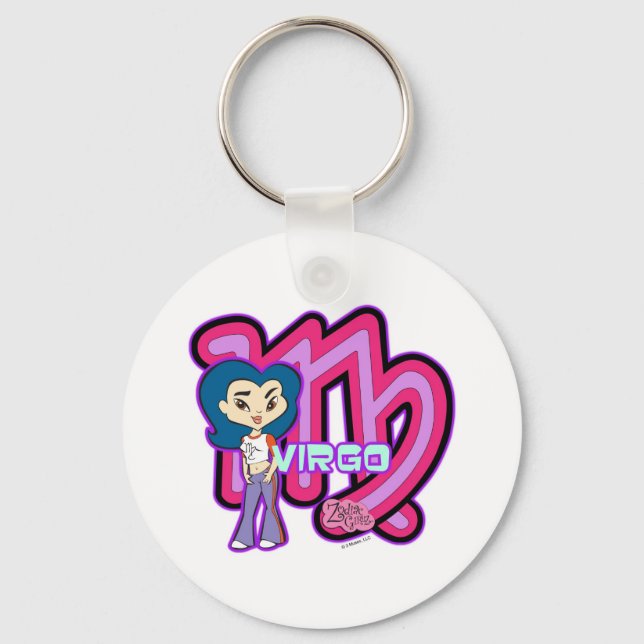 Virgo Keychain (Front)