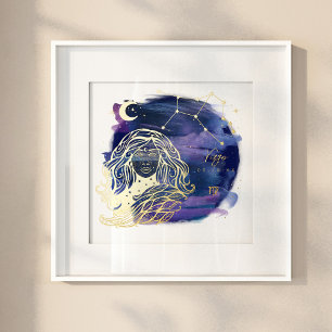 Virgo Lady Sign of the Zodiac Custom Birth Date