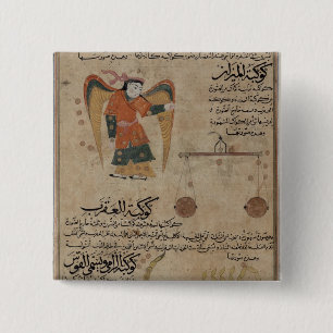Virgo, Libra and Scorpio 15 Cm Square Badge