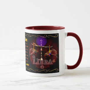 Virgo Libra zodiac astrology cusp Mug