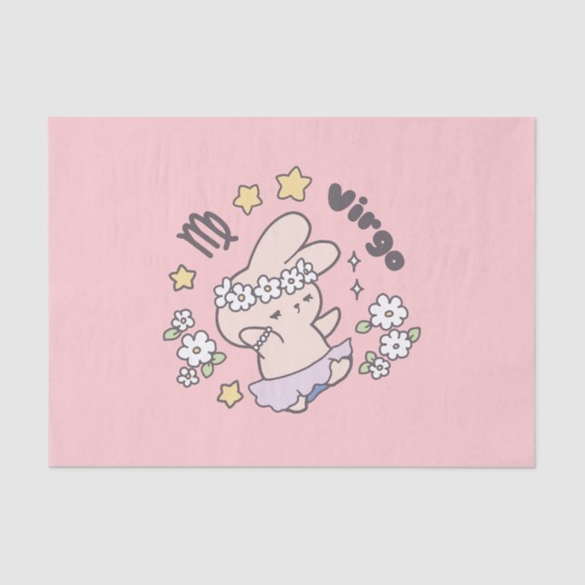 Virgo Loppi Tokki Bunny Zodiac Series Tissue Paper (Front)