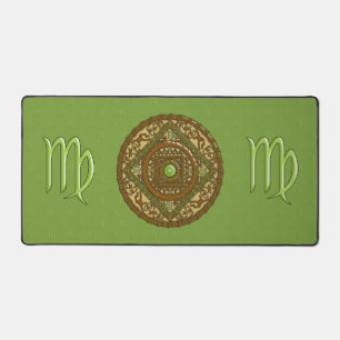 Virgo Mandala Desk Mat