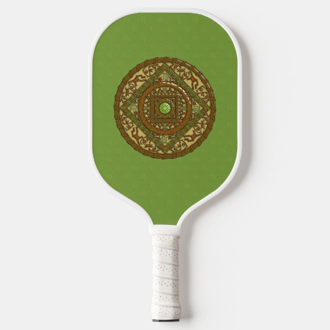 Virgo Mandala Pickleball Paddle (Front)