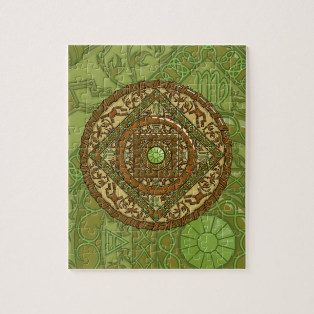 Virgo Mandala Puzzle (Vertical)