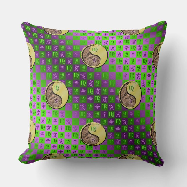 Virgo & Metal Boar Cushion (Front)