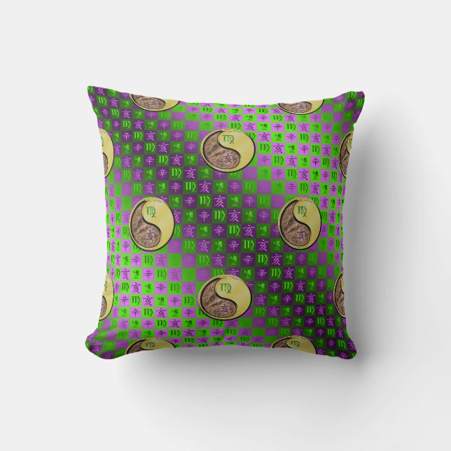 Virgo & Metal Boar Cushion (Front)