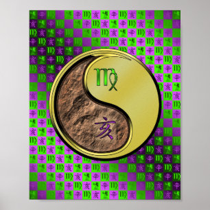 Virgo & Metal Boar Poster