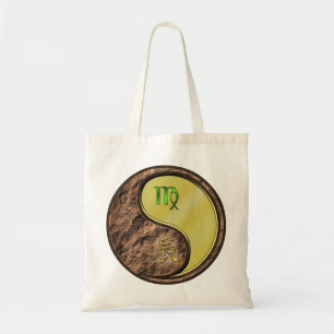 Virgo & Metal Dragon Tote Bag