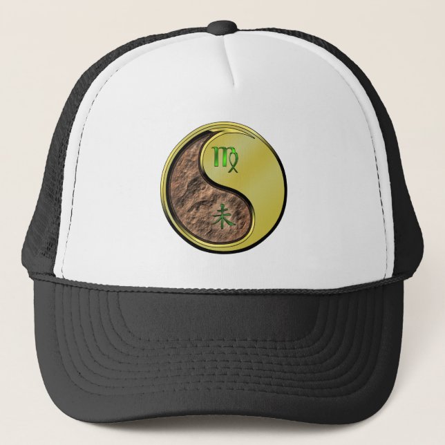 Virgo & Metal Goat Trucker Hat (Front)