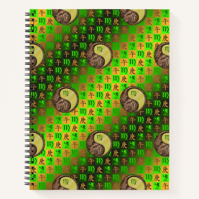 Virgo & Metal Horse Notebook (Front)