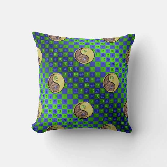 Virgo & Metal Ox Cushion (Front)