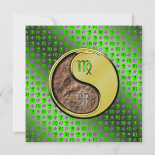 Virgo & Metal Rabbit Card