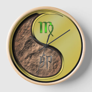 Virgo & Metal Rabbit Clock