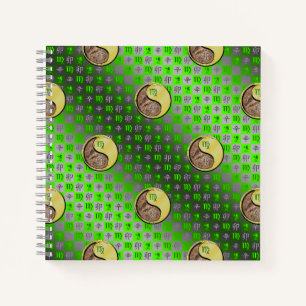 Virgo & Metal Rabbit Notebook