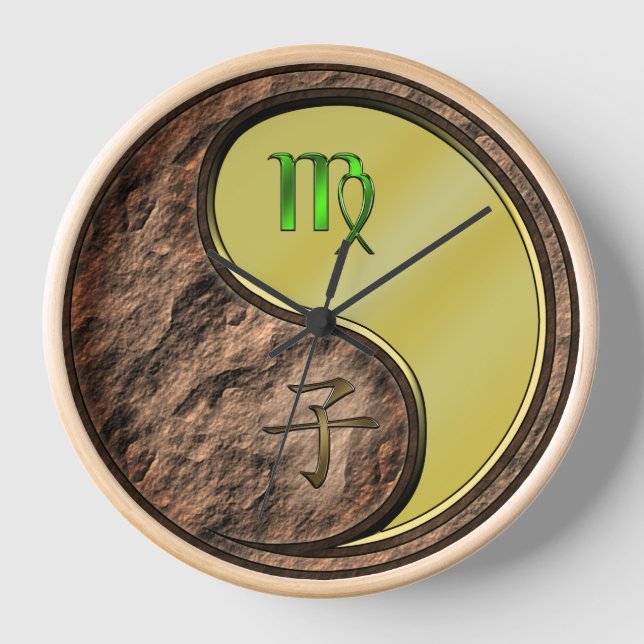 Virgo & Metal Rat Clock (Front)