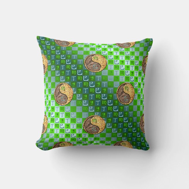 Virgo & Metal Snake Cushion (Front)