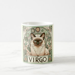 Virgo Meticulous Cat Zodiac Coffee Mug