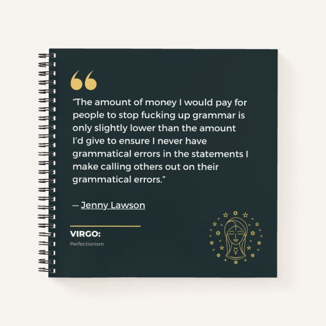 Virgo notebook (Front)