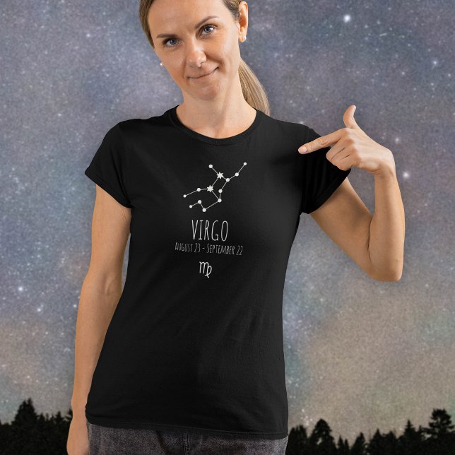 Virgo | Personalized Zodiac Constellation T-Shirt (Creator Uploaded)