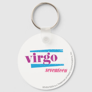 Virgo Purple Key Ring