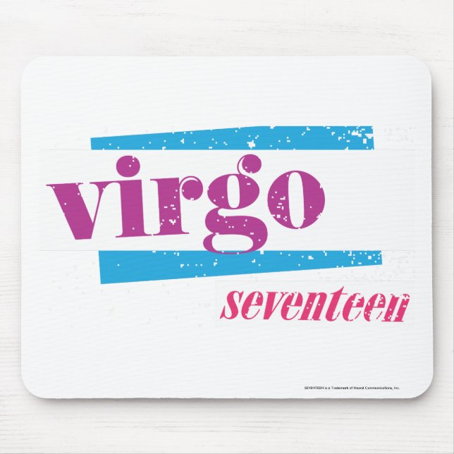 Virgo Purple Mouse Mat (Front)