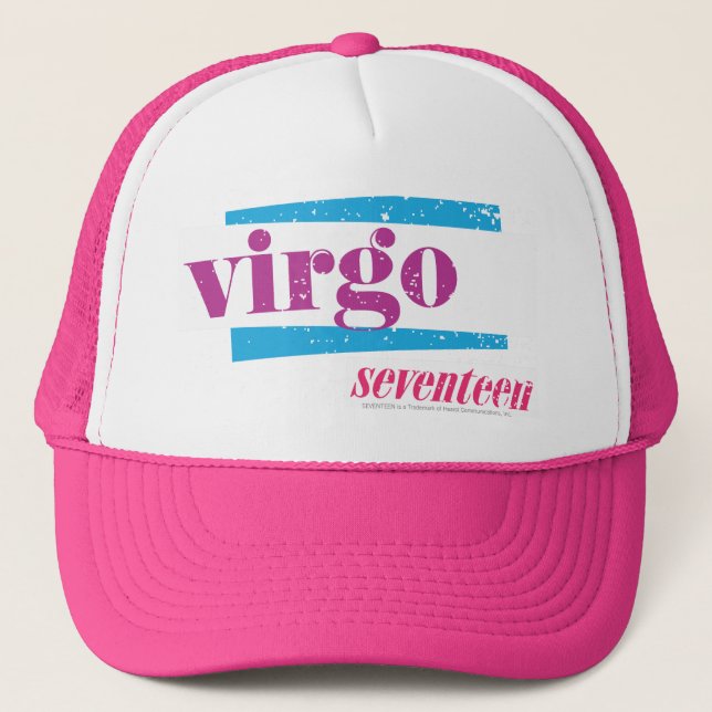 Virgo Purple Trucker Hat (Front)