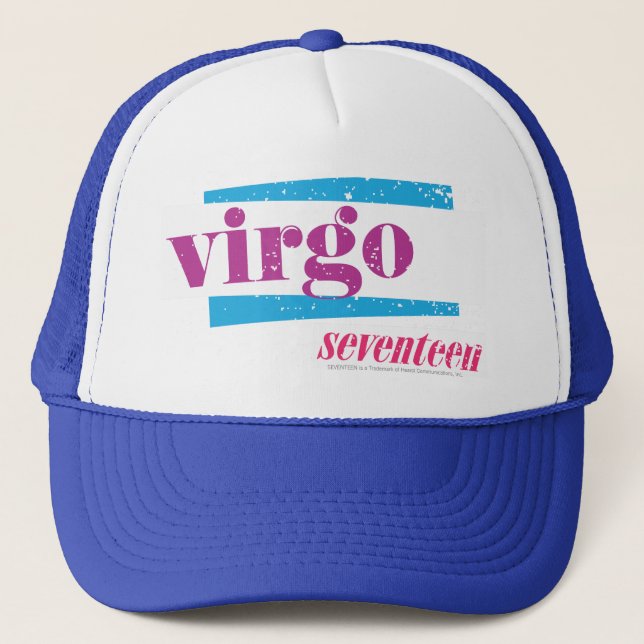 Virgo Purple Trucker Hat (Front)