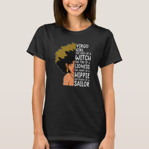 Virgo Queen  For Women Astrology Zodiac Virgo Girl T-Shirt