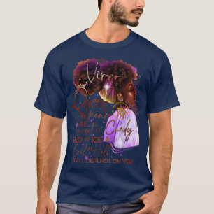 Virgo Queen Sweet As Candy Birthday Gift For Black T-Shirt