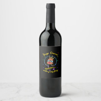 Virgo Queens Are Born in August 23 September 22 Wine Label