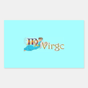 VIRGO RECTANGULAR STICKER
