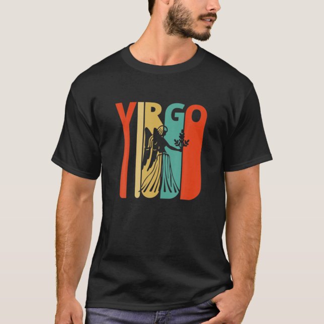 Virgo Retro Vintage T-Shirt (Front)