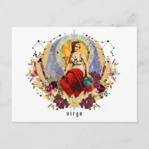 Virgo September Birthday Card