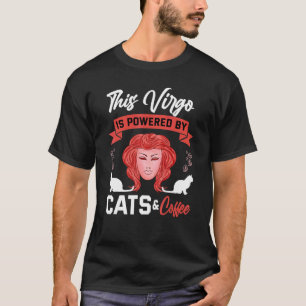 Virgo Shirt Cat Coffee Horoscope Zodiac Sign
