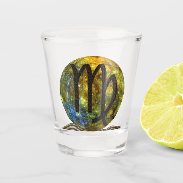 Virgo Shot Glass (Front)