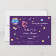 Virgo Sign & Disco Ball Bachelorette Party