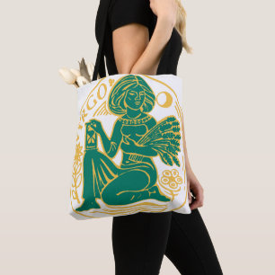 Virgo Sign of the Zodiac on a Tote Bag