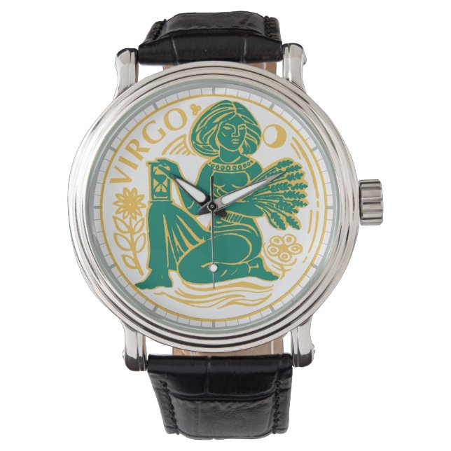 Virgo Sign of the Zodiac Watch (Front)