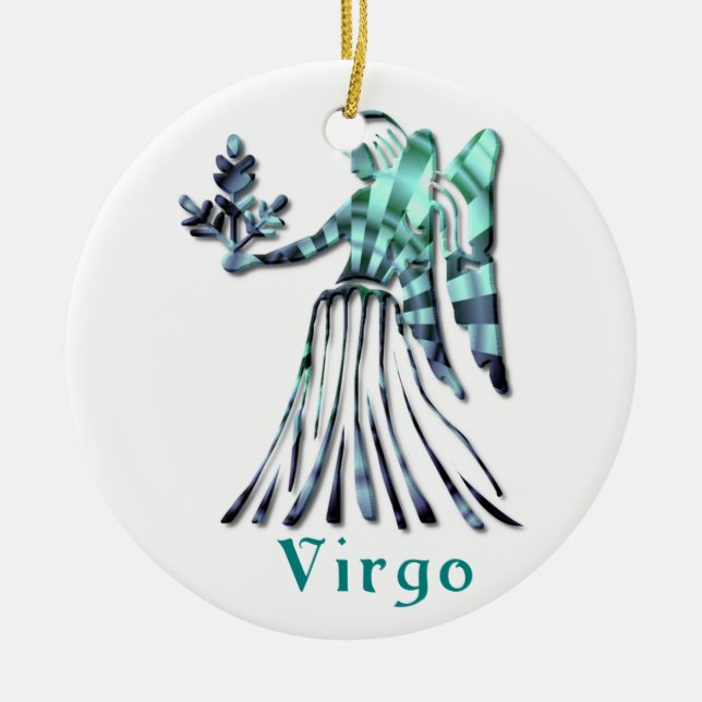 Virgo Sign Ornament (Front)