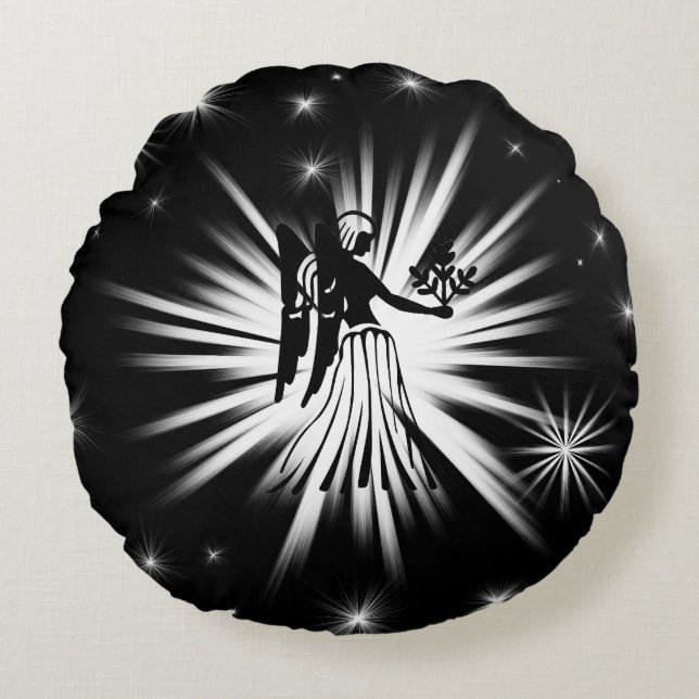 Virgo sign round cushion (Front)