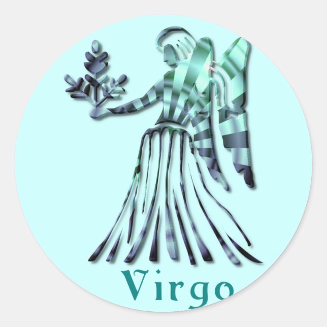 Virgo Sign Sticker (Front)